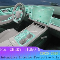 For CHERY TIGGO 9 Interior Film Kit Navigation Screen Transparent Anti-scratch Sticker Center Console Gear Panel Protection Film