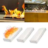 3pc Bioethanol Schwamm Keramik Schwamm Kamin Zubehör Indoor Ethanol Kamin Bioethanol Brenner Keramik Wolle