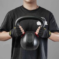 AliExpress NONE 1Pair Workout Gloves for Men and Women, Full Palm Protection Weight Lifting Gym Gloves for Training, Cycling, Fitness, Exercise