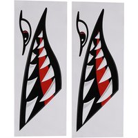 Waterproof DIY Funny Shark Teeth Mouth Sticker Decal Car Kayak Boat Truck Decoration Shark Teeth Mouth Sticker