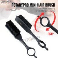 1Pc New Professional Rotate Mini Fade Brush Barber Neck Sweeping Hair Brushes Portable Beard Brush Facial Cleaning Tools For Men