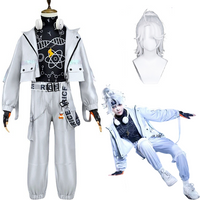 Identity 5 Luca Balsa Cosplay Prisoner Costume Uniform Wig Anime Halloween High-quality Costumes for Women Game