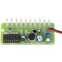 Voice Activated LED Water Light Kit CD4017 Fun Electronic Production Teaching Training Module