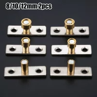 2PCS Door Sliding Positioner Door Limiter Guide Locator Stopper Cabinet Drawer Slides Wheel Pulley Sliding Stopper Hardware