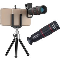 APEXEL 18X25 Monocular Zoom Telephoto Mobile Phone Lens With Tripod For Camping Tourism Portable Spotting Scope Mini Telescope