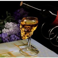 Transparent Beer Wine Cup Bottle Glass Skull Cup Red Wine Sober Kitchen Accessories High Cocktail Glasses Bar Decoration