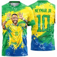 AliExpress NONE 2026 Neymar Fan Commemorative Football Jersey Training Kit Summer Sports Men's T-Shirt Kid's Clothing Tee Woman cycling jersey