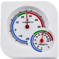 Outdoor Indoor Thermometer Hygrometer Temperature Humidity Gauge Meter for Humidors Greenhouse Garden Cellar