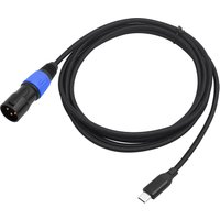 USB Type C To XLR Male Output Cable Type C To XLR Male Aux Audio Cable Type C To XLR Male Output Stereo Cord for Smartphones