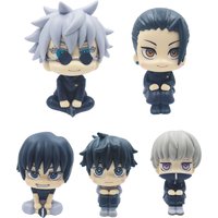 Cute Fushiguro Toji Jujutsu Kaisen Anime Figure Gojo Satoru Action Figure Q Version Doll Geto Suguru Statue PVC Model Toys