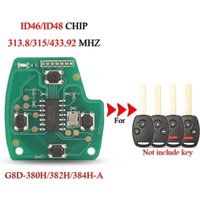jingyuqin G8D-380H/382H/384H-A Remote Car Key Circuit Board For Honda Accord CRV Odyssey Jazz 313.8/315/433.92Mhz ID46/ID48 Chip