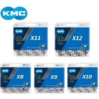 AliExpress KMC X8 X9 X10 X11 X12 Road/MTB Bicycle Chain 8v 9v 10v 11v 12v 118L 126L Bike Chain Crankset with Quick-Link for SHIMANO SRAM