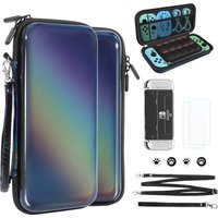 Portable Carrying Case for Nintendo Switch OLED Model / Nintendo Switch Hard Shell Travel Carry Bag With 10 Game Card Slots