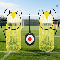 1/2/3pcs Football Target Net Foldable Football Training Net Easy to Attach and Detach Soccer Goal for Football Training Practice