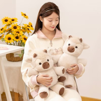 Adorable Highland Cattle Plush Toys 40cm - Huggable Running Cow Stuffed Animal Made with Premium Soft Fabric, Soothing Companion