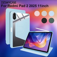 Rotation Stand Case for Xiaomi Redmi Pad 2 11 inch 2025, 360° Rotation Stand Cover, with Pencil Holder, with Auto Sleep/Wake