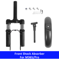 For Xiaomi M365 Pro Front Fork Hydraulic Shock Absorber Electric Scooter Suspension Fork Assembly with Front Fender Replacement