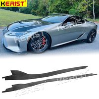 Carbon fiber Side Skirts LiP Spoiler For 2017-2021 Lexus LC500 LC500H 2018-2023