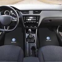 Car Floor Mat Auto Front and Rear Carpet Foot Mats with Rubber Backing For Volkswagen Tiguan Golf Passat Touareg Scirocco Beetle
