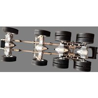 Metal Differential Axle Front/rear Drive Axles 8X8 6X6 4X4 Suit for 1/14 Tamiya RC Truck SCANIA 770S VOLVO BENZ MAN Car