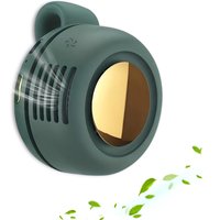 2026 NEW Portable Mini Bladeless Fan Clip on Waist Shirt Silent 3 Speed USB Powered Anti-Pinch for Outdoor Hiking Camping Daily