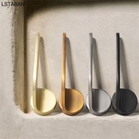 Gray Simple Bedroom Door Lock Zinc Alloy Indoor Split Silent Lock Room Silent Wooden Door Mechanical Locks Furniture Door Handle