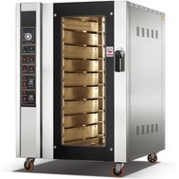 5 & 8 Tray Commercial Convection Oven, Professional Electric Bakery Bread Pizza Oven, Stainless Steel French Door, 400°C Max
