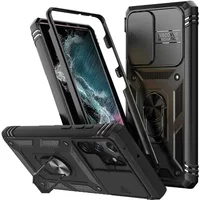 Case For Samsung S25 S24 S23 Ultra Plus S24 FE A56 A36 A16 Heavy Duty with Camera 360 Degree Rotate Kickstand Shockproof Cover