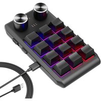 12 Key 2 Knob USB Programming Custom Keyboard Bluetooth 2.4G 3 Modes Macro Mechanical Keyboard Game PS Hot Swappable Keypad