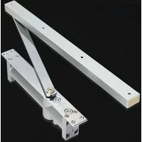 1 set Invisible Hidden Automatic Door Closer Home Hydraulic Buffer Security System Adjustable Closer Suitable For Weight 40-65kg