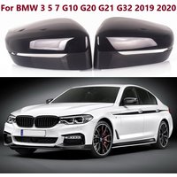 LHD Carbon Fiber Side Rearview Mirror Cover For BMW 3 5 7 Series G11 G20 G21 330i 330d 340i G30 G31 G32 530d 530i 520d 525i