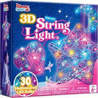 JOYFY 3D String Art Kit Light Up String Light Toy with 30 Multi-Colored LED Bulbs for Kids Birthday Chirstmas Gifts