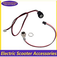 Balancing Scooter Hoverboard 3 Pin 3 Pole Connector 2 Wire Charging Port Replacement Practical Electric Balance Car Parts