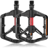 AliExpress MOJOYCE 1Pair Double DU Bearing Bicycle Pedal Anti-slip Cycling Flat Pedals Ultralight Aluminum Alloy Mountain Road Bike Platform Pedal