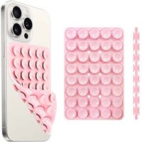 Silicone suction cup phone stand with strong double-sided no-hand grip, video fixing pad, silicone rubber suction,silicone case