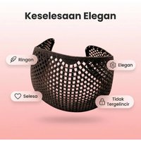 Premium Non-Slip Rubber Base & Soft Crown Rubber for Muslim Hijab