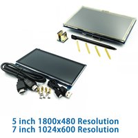Raspberry Pi 3/4 5inch 7inch LCD HDMI display 5inch 800x480 HD resolution 7inch 1024x600 UHD resolution Capacitive Touch Screen