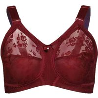Large Size Lace Bra for Women Sexy Unlined Full Coverage Big Minimizer Ultra Thin Wireless with Adjustable Straps Sujetador Unde