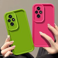 Dopamine Skin Texture Case for Honor 200 90 LITE Honor 100 Pro X50 X40 X30 I Plus X9 X8 X7 X6 A B 4G 5G Luxury Silica Gel Case