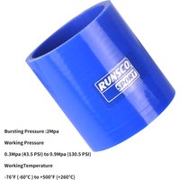 Silicone Txubing Hose Intercooler Turbo Intake Pipe Coupler Hose Universal Straight ID 45/51/63/76/89mm Length 76mm
