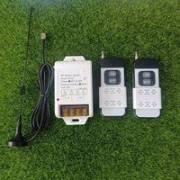 500m Industrial AC 220V 380V 1CH 30A Wireless Remote Control Switch Receiver + Transmitter For Water Pump LED Light Garage Door