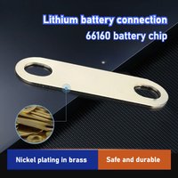 66160 Battery Connection Rod 65mm Hole Distance with Rod Contacts for Yinlong Cell 12/36/24/48V/72V Solar RV EV Marine UPS