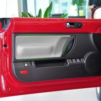 2pcs Front Door Panel Cover For VW Beetle 1998 - 2010 Car-styling Door Armrest Panel Cover Sticker Trim Gray Microfiber Leather