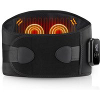 New Heating Waist Massager Belts Vibration Hot Compress Brace Belt Back Lumbar Fatigue Relax Massage Machine Heated Pad Electric