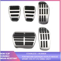 Gas Kraftstoff Bremspedal Pads Abdeckung BEI MT für Nissan Qashqai J11 2014-2021 X-Trail Rogue T32 sentra SR 2021 Kicks Altima 2019 Micra