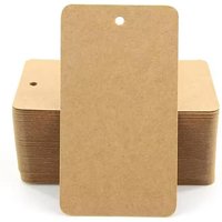 200/400Pcs DIY Brown Kraft Paper Blank Cardboard Handmade Wedding Gift Party Decoration Flowers Garment Labels Tags