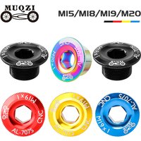 MTB Bike M15 M18 M19 M20 Cranks Screw CNC 7075 Aluminum Alloy Crankset Cover Cycling Parts For Crank Bolt Cap