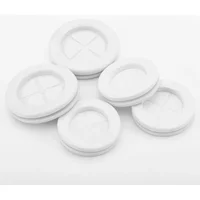 White Rubber Grommet Wiring Protector Rings Blanking Blind Plug Dust 16 20 22 25 27 30 32 35 40 42 50 60 70 80 90 13mm