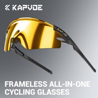Kapvoe Man Cycling Glasses Sports Sunglasses Road Bike Mountain Bicycle Cycl Glasses Riding Goggle Sports Eyewear for Women 2026