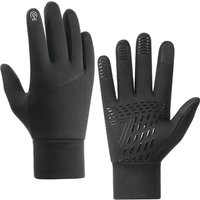 AliExpress NONE Winter Outdoor Warm Waterproof Gloves Unisex Inner Silicone Anti Slip Outdoor Cycling Touch Screen Compatible Full Finger Gloves